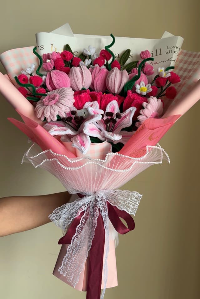 Pink Blush Bloom Bouquet